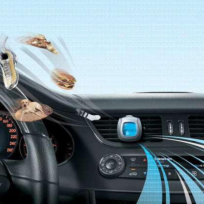 Febreze Car Vent Clips Air Freshener and Odor Eliminator, Midnight Storm, 8 Pack