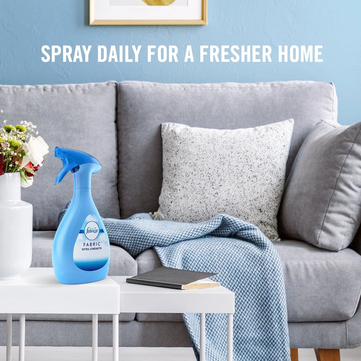 Febreze Fabric Spray Air Freshener, Odor-Fighting, Pet Odor Fighter, 67.6 oz Refill