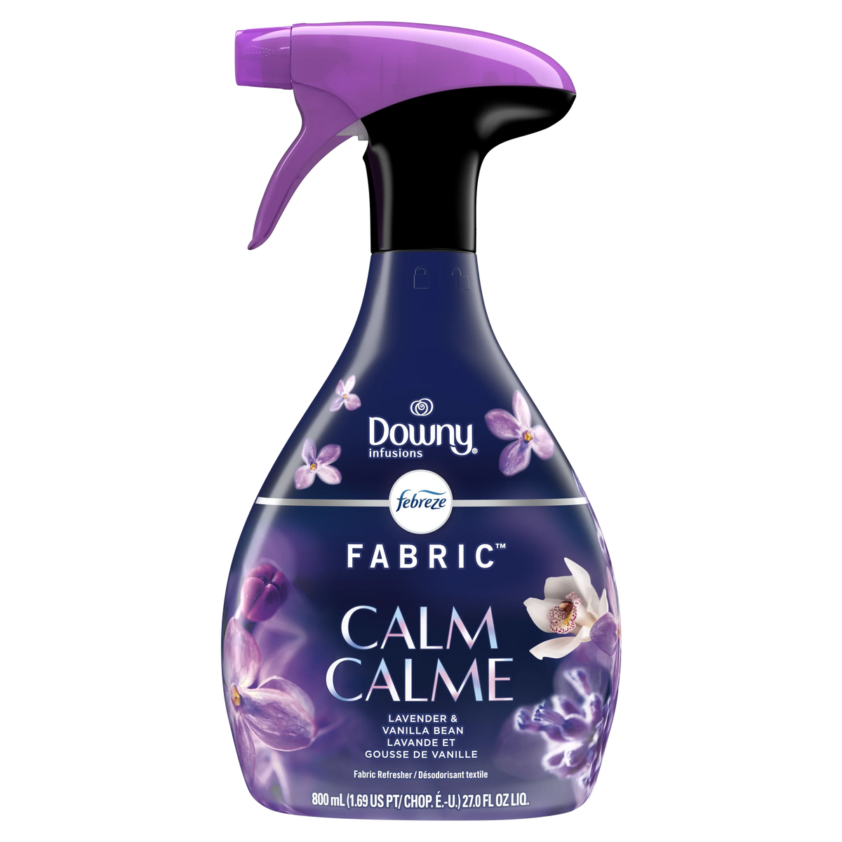 Febreze Fabric Spray Air Freshener, Odor-Fighting Fabric Refresher, Downy Calm, 27 fl oz