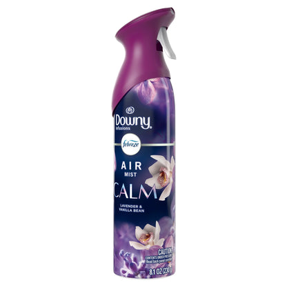 Febreze Air Mist Air Freshener Spray, Downy Calm, 8.1oz