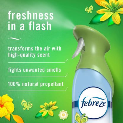 Febreze Air Freshener Spray, Odor-Fighting Room Spray, Gain Original, 8.8oz, 2 Count