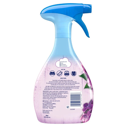 Febreze Auto Fabric Spray Air Freshener for Car, Lilac Sunrise, 23.6oz