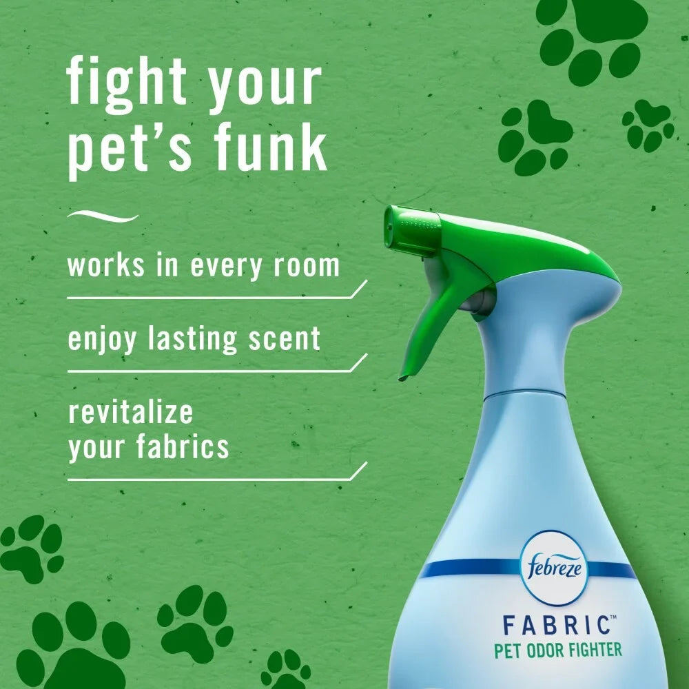 Pack of 4 Febreze Odor-Fighting Fabric Refresher, Pet Odor Fight, 23.6 fl oz (packaging may vary)