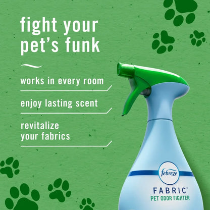 Pack of 4 Febreze Odor-Fighting Fabric Refresher, Pet Odor Fight, 23.6 fl oz (packaging may vary)