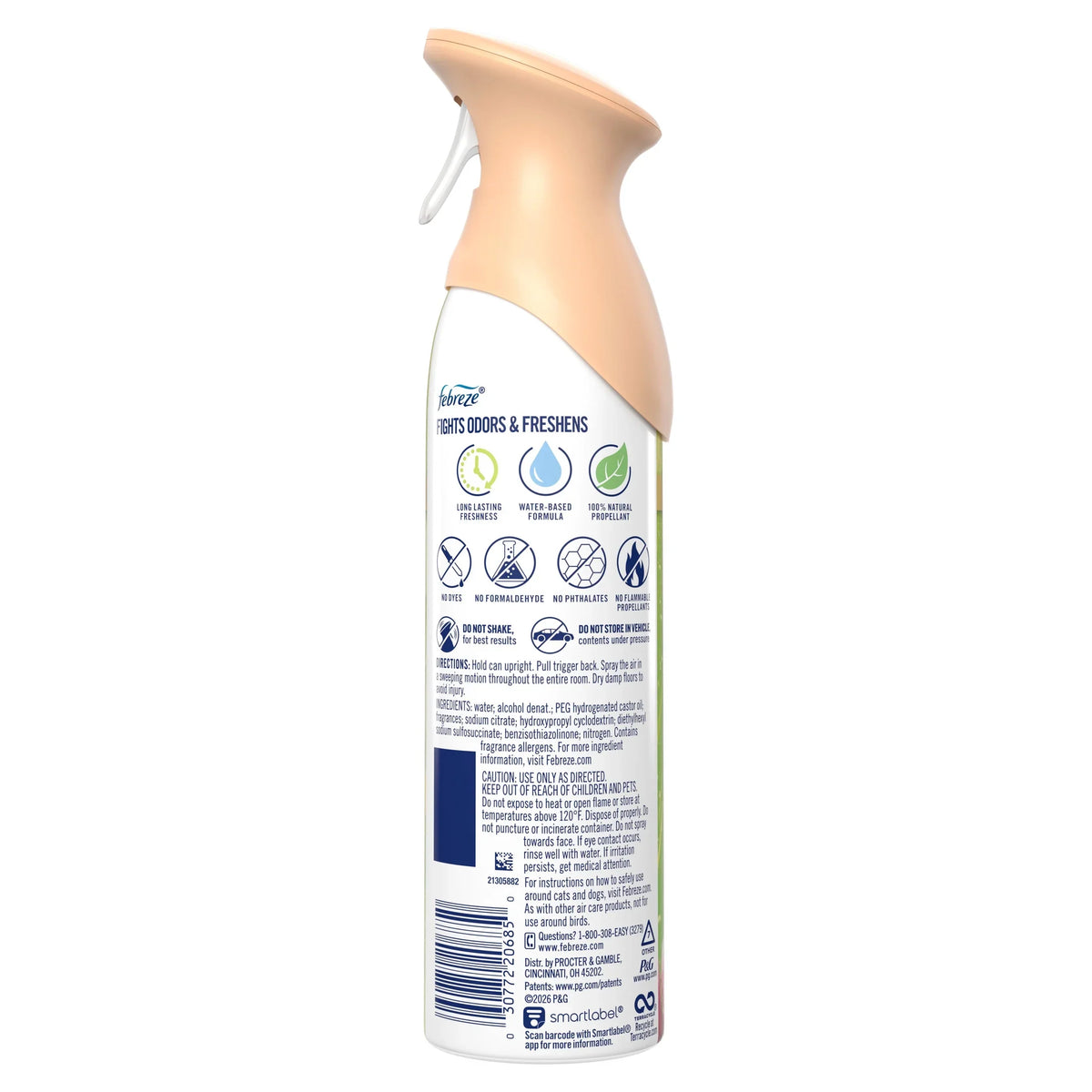 Febreze Air Mist Freshener Spray Morning Spring Showers 8.1oz