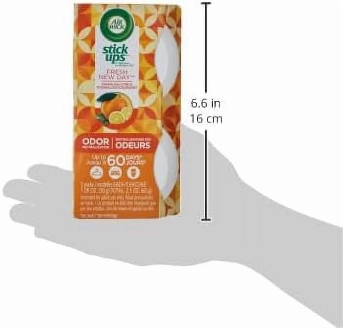 Air Wick Stick Ups Air Freshener, Sparkling Citrus, 2.1 oz, 2 pack