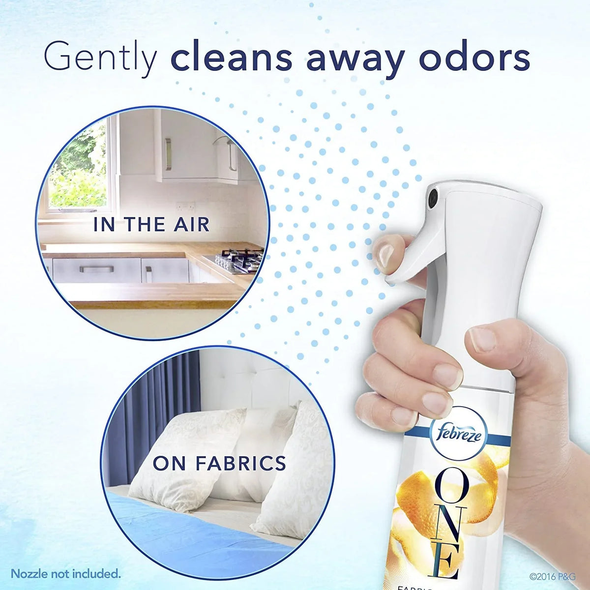 Febreze One Fabric and Air Mist Refill, Mandarin Scent, 10.1 Ounce