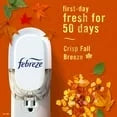 Febreze PLUG Air Freshener – Cranberry Crumble & Crisp Fall Breeze (1 Warmer + 5 Refills, 4.35 fl oz)-2pk, With Paper Towel By OMA