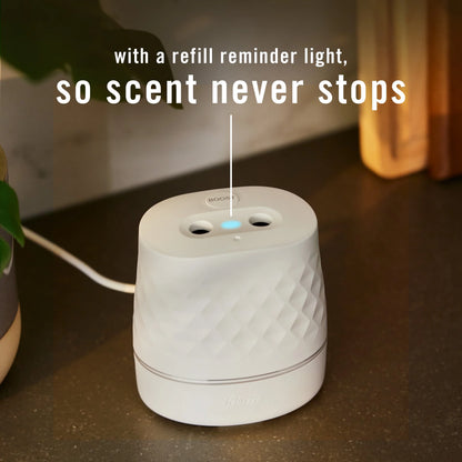 Febreze Plug Scent Booster, Air Freshener, Scented Oil Diffuser, Gain, Starter Kit + 2 Refill