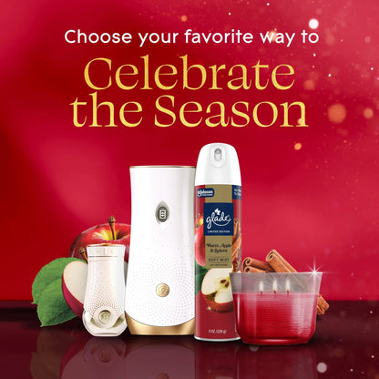 Glade® PlugIns® Refills Air Freshener, Warm Apple & Spices, 1.34oz., 2 Count