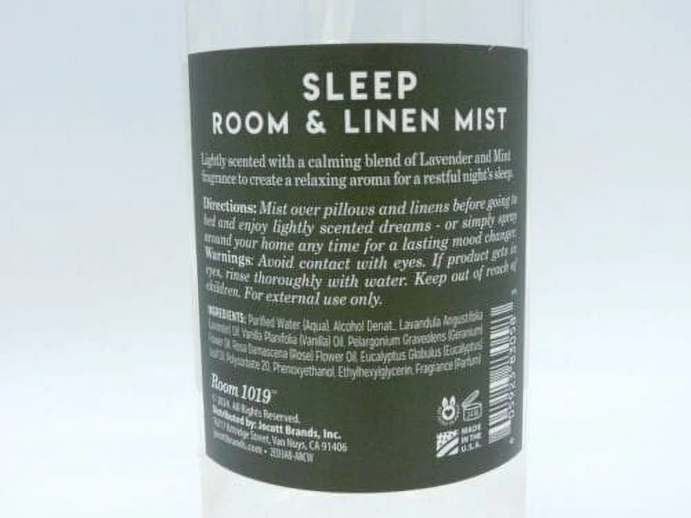 Room 1019 Sleep Lavender & Mint Room & Linen Mist, 16oz / 473mL