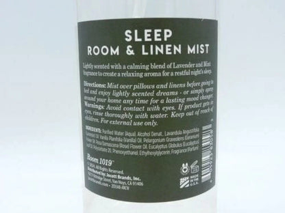 Room 1019 Sleep Lavender & Mint Room & Linen Mist, 16oz / 473mL