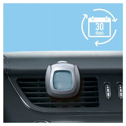 Febreze Vent Clip Car Air Freshener, Up to 30 Days, Eliminates tough lingering odours, Cotton Fresh Scent