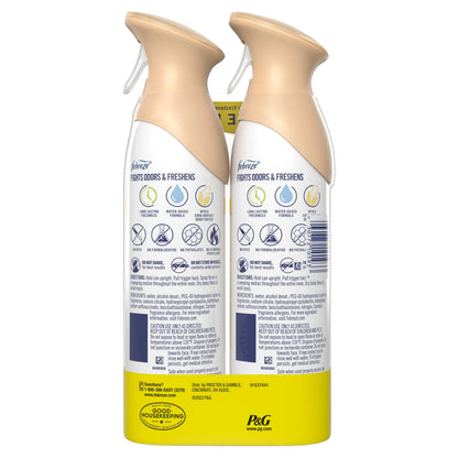(6 pack) Febreze Air Freshener Spray, Odor-Fighting Room Spray, Soothe & Restore, 8.8oz, 2 Count