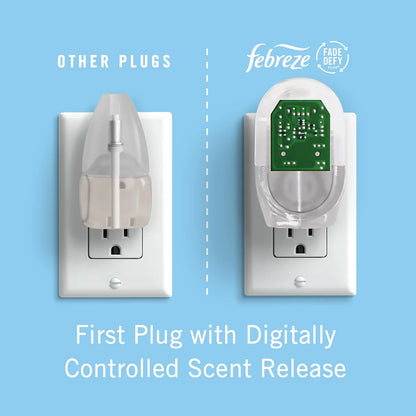 Febreze Odor-Eliminating Fade Defy Plug Air Freshener Refill, .87 fl oz