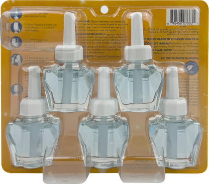 Arm & Hammer Plug-In Scented Oil Air Freshener Refill, Ocean Breeze, 3.55 fl oz, 5-Pack