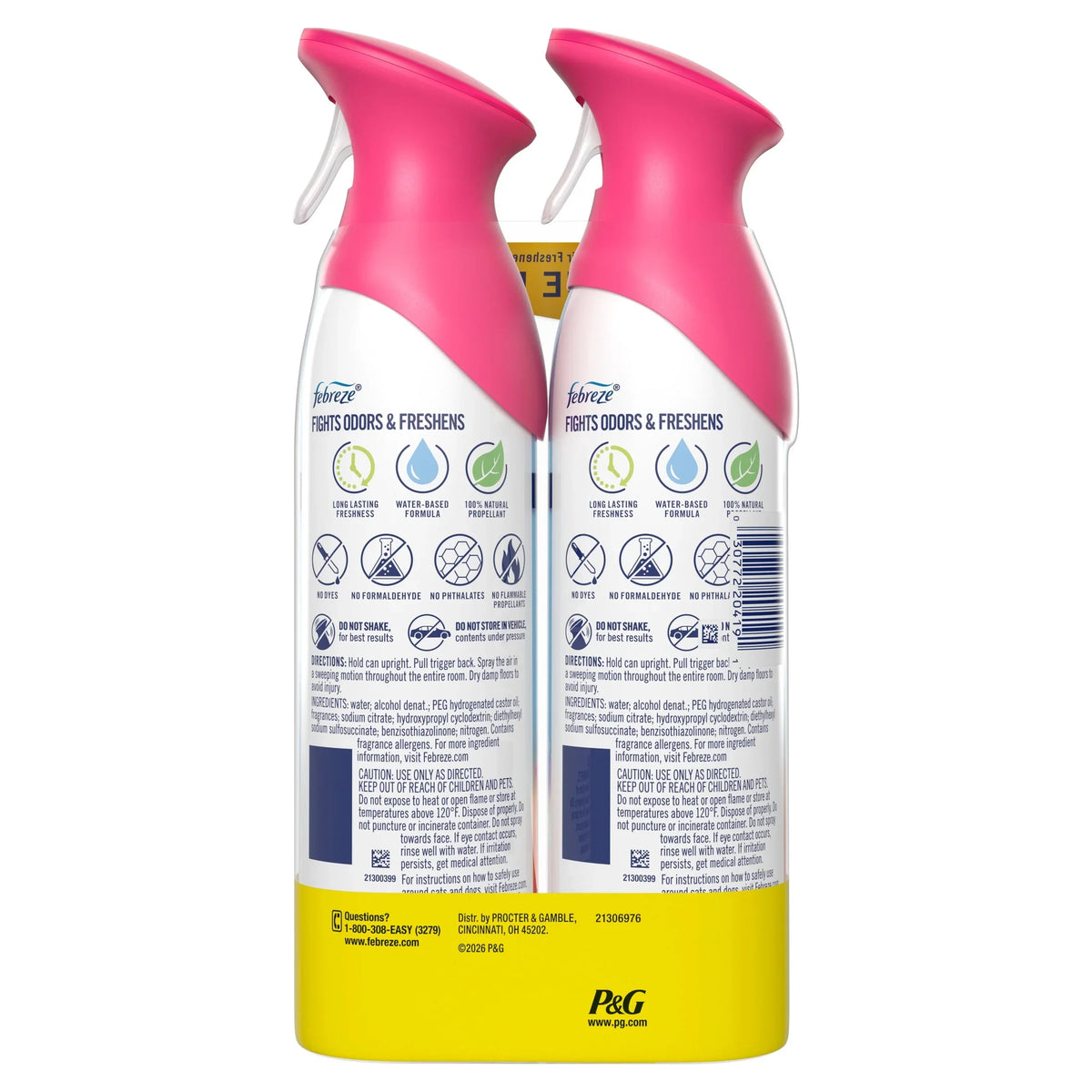 Febreze Air Mist Air Freshener Spray, Gain Island Fresh, 8.1oz, 2 Count