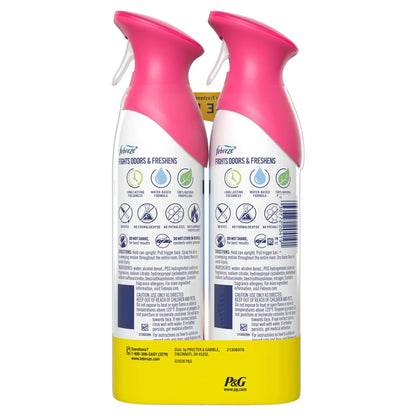 Febreze Air Mist Air Freshener Spray, Gain Island Fresh, 8.1oz, 2 Count