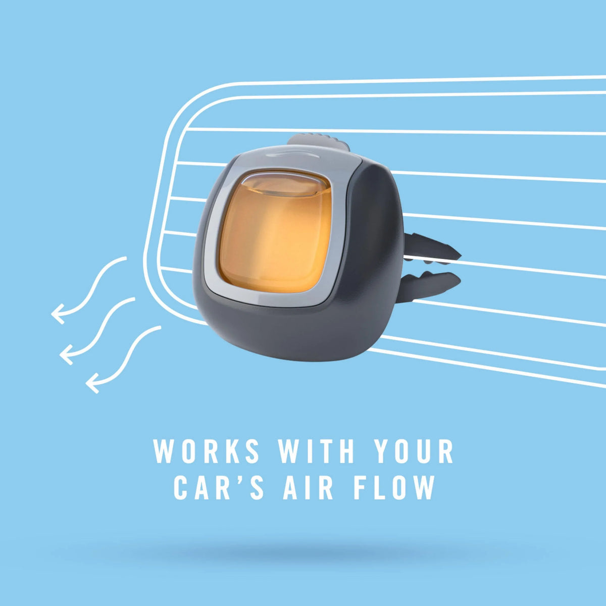 Febreze Car Odor-Eliminating Air Freshener, Gain Original, 2 ct