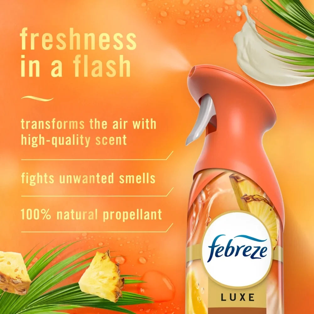 Febreze Air Freshener Spray Odor-Fighting Room Spray Tropical Blend Scent 8.8 oz - Pack of 1