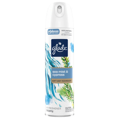Glade® Soft Mist Air Freshener Room Spray, Sea Mist & Cypress, 7.3oz., 1 Count