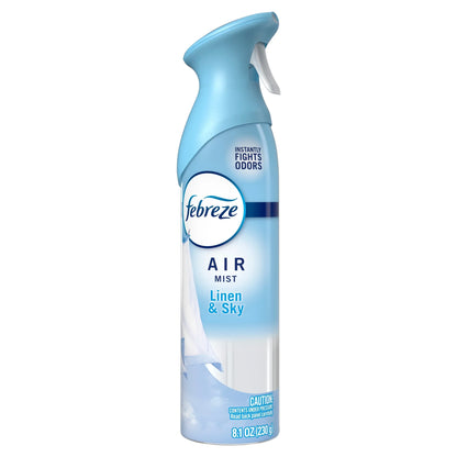 Febreze Air Mist Air Freshener Spray, Linen & Sky Scent, 8.1oz