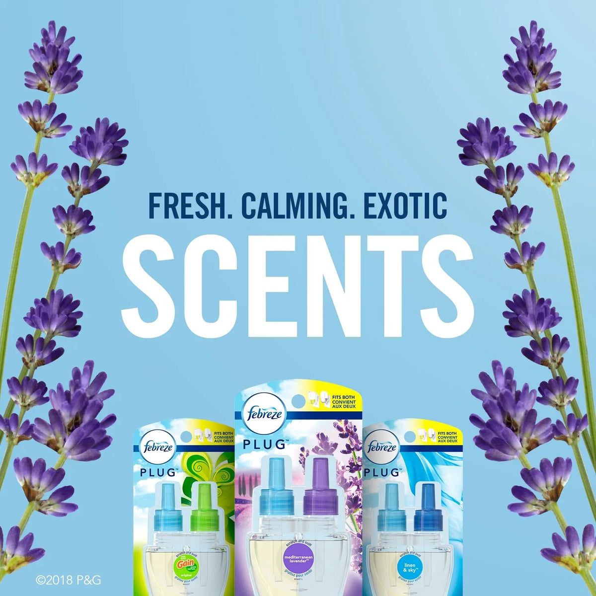Febreze Plug Air Freshener Scented Oil Refill, Hawaiian Aloha, 3 Ct