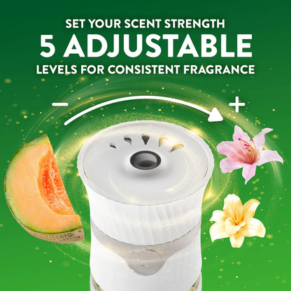 Air Wick Plug-In Scented Oil Air Freshener Warmer Refills, Summer Delights, 4 Count