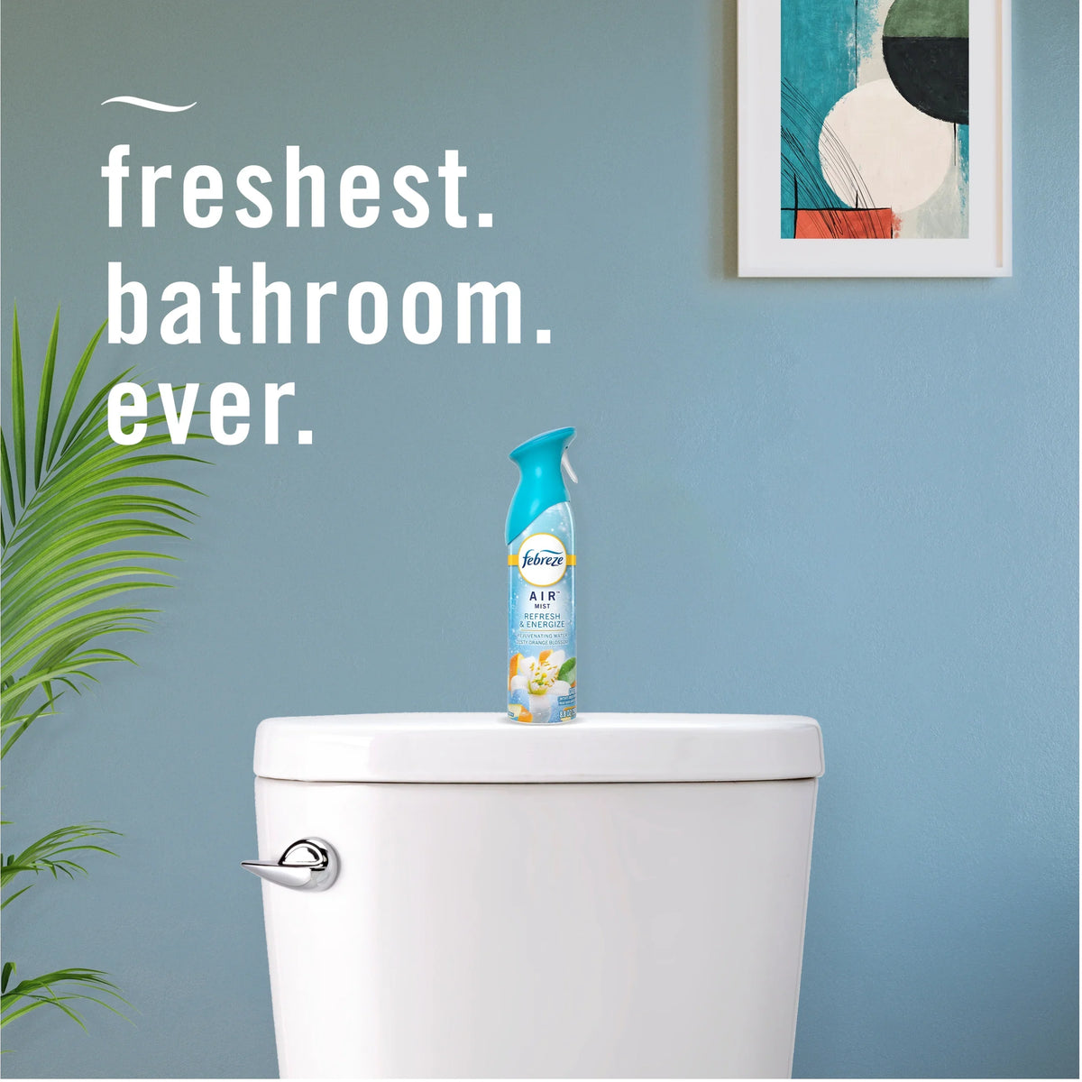 Febreze Air Freshener Spray, Odor-Fighting Room Spray, Refresh & Energize, 8.8oz, 2 Count