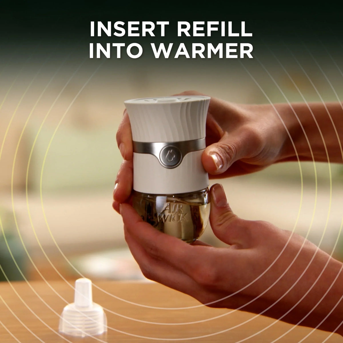 Air Wick Vibrant Plug-In Scented Oil Air Freshener Warmer Refills, Island Coconut and Warm Sands, 2 Count