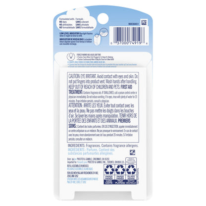 Febreze Plug Air Freshener Scented Oil Refill, Bora Bora Waters, 1 Count