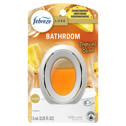 Febreze Bathroom Small Spaces Air Freshener, Odor-Fighting, Tropical Blend, 1 Count