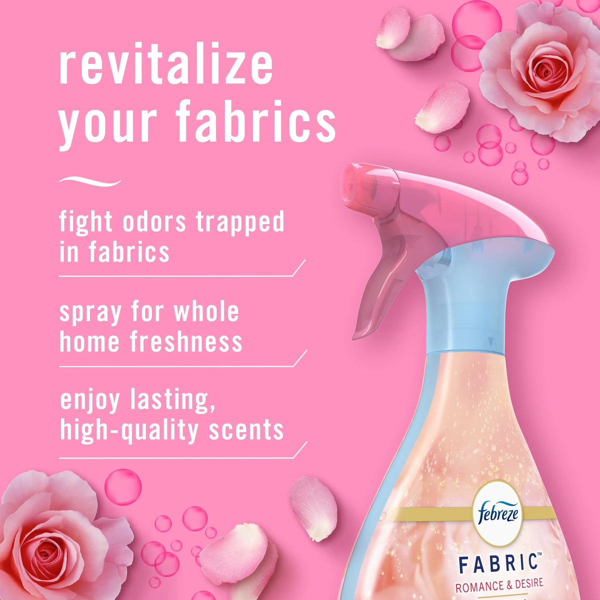 Febreze Odor-Fighting Fabric Refresher Romance & Desire 23.6oz