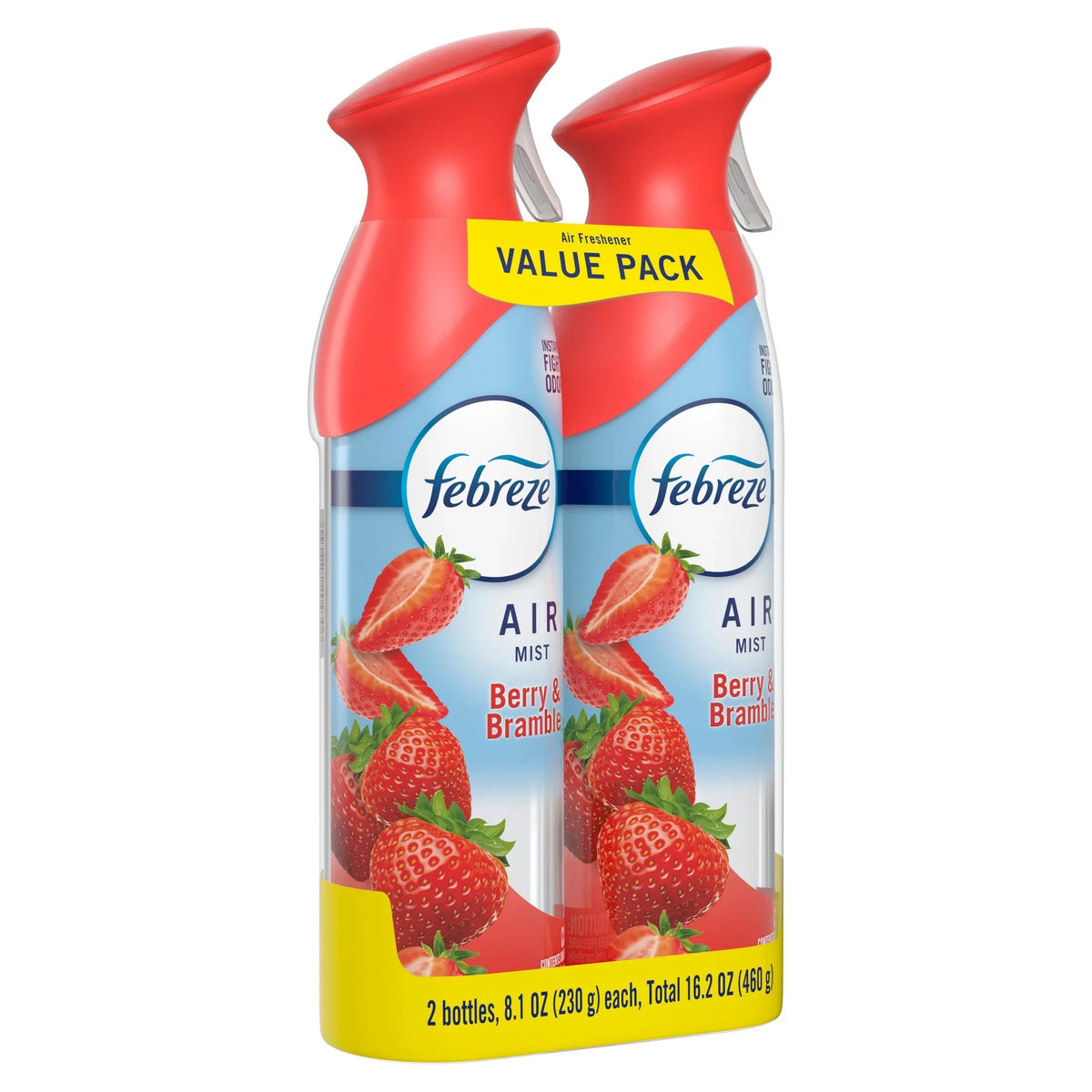 Febreze Air Mist Air Freshener Spray Berry & Bramble Scent, 8.1oz 2ct