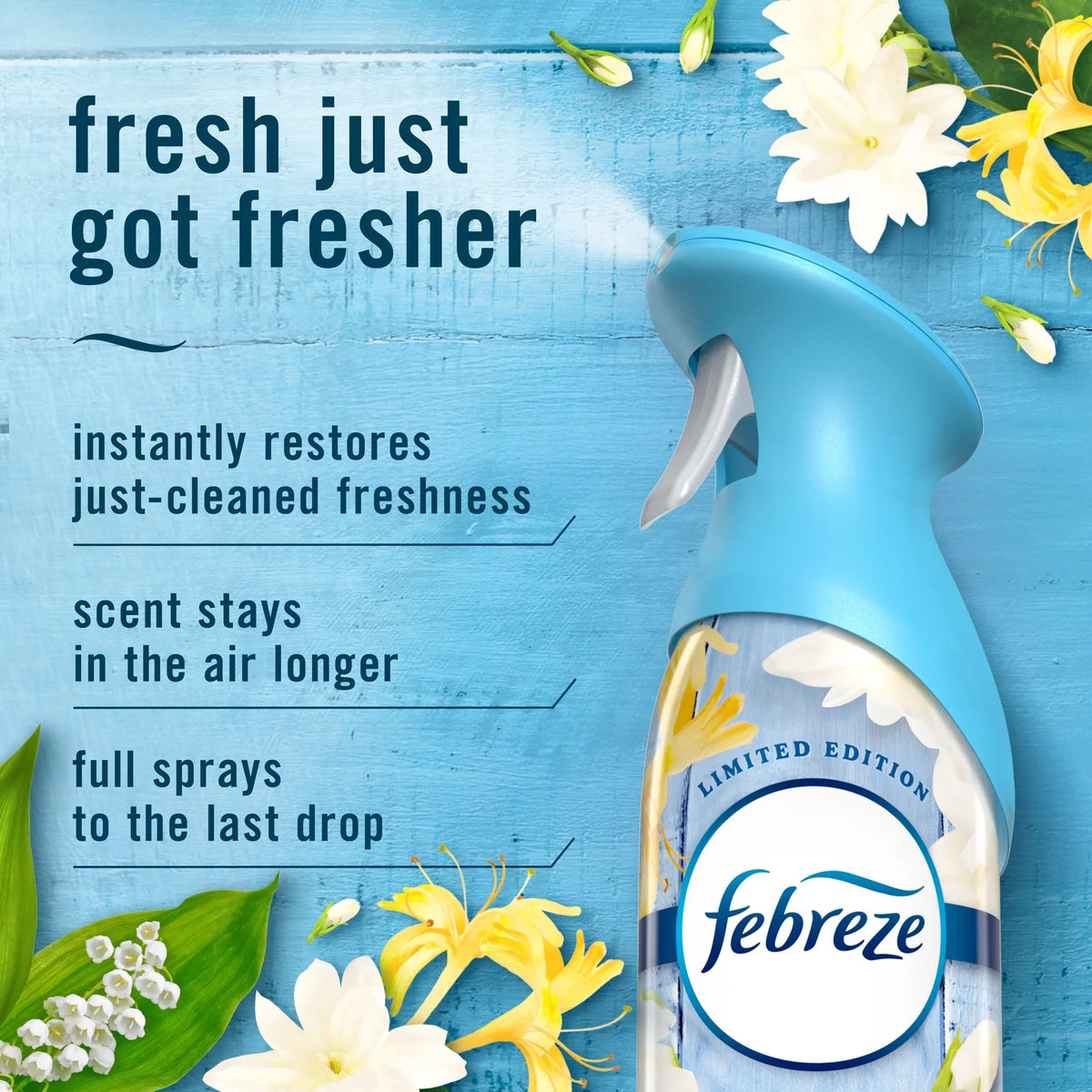 Febreze Air Mist Jasmine & Honeysuckle Air Freshener Spray, 8.1oz