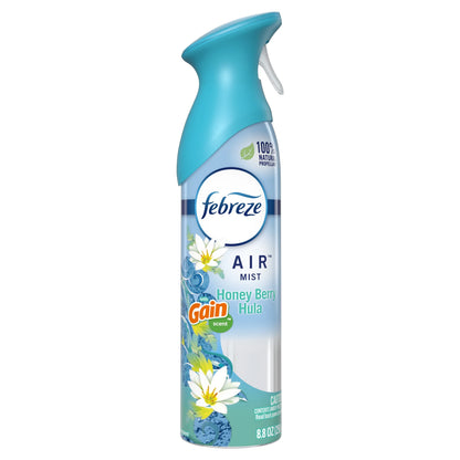 Febreze Air Freshener Spray, Odor-Fighting Room Spray, Gain Honey Berry Hula, 8.8oz