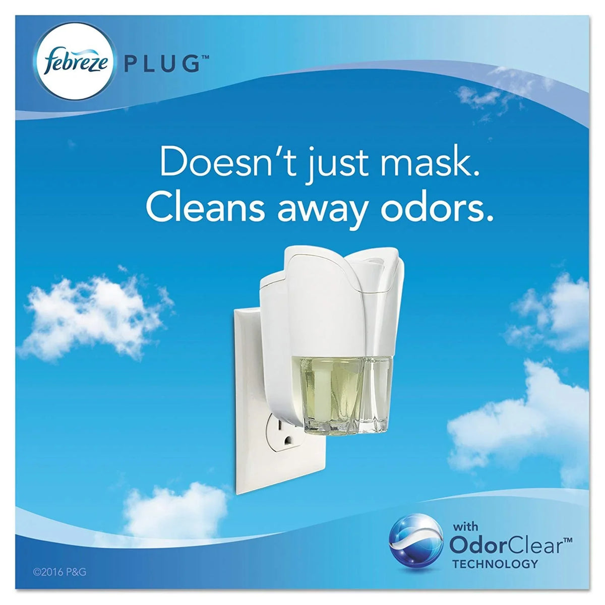 Febreze 45540 Plug Air Freshener Refills, Linen & Sky, 0.87 oz Refill Case of 8