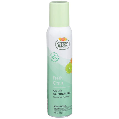 Citrus Magic Natural Odor Eliminating Air Freshener Spray, Fresh Citrus, 3-Ounce