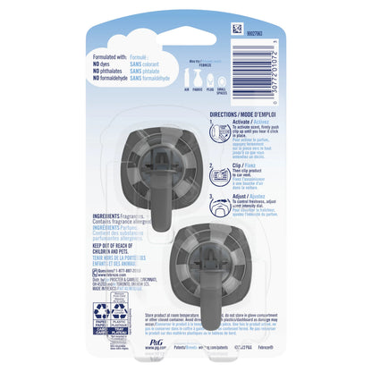 Febreze AUTO Air Freshener Vent Clip New Car Scent, .06 oz Car Vent Clip, 2 Count