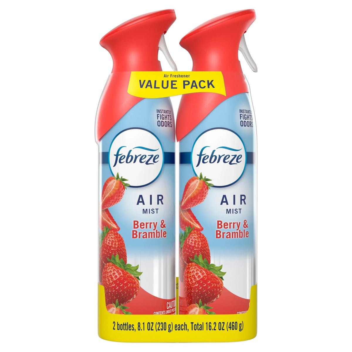 Febreze Air Mist Air Freshener Spray Berry & Bramble Scent, 8.1oz 2ct