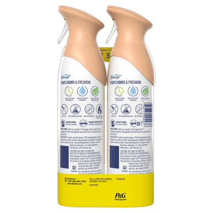 Febreze Air Mist Air Freshener Spray, Soothe & Restore, 8.1oz, 2 Count