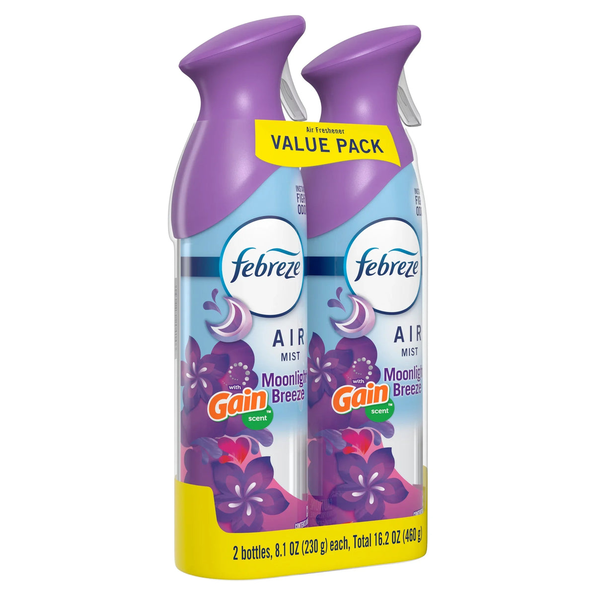 Febreze Air Mist Air Freshener Spray, Gain Moonlight Breeze, 8.1oz, 2 Count