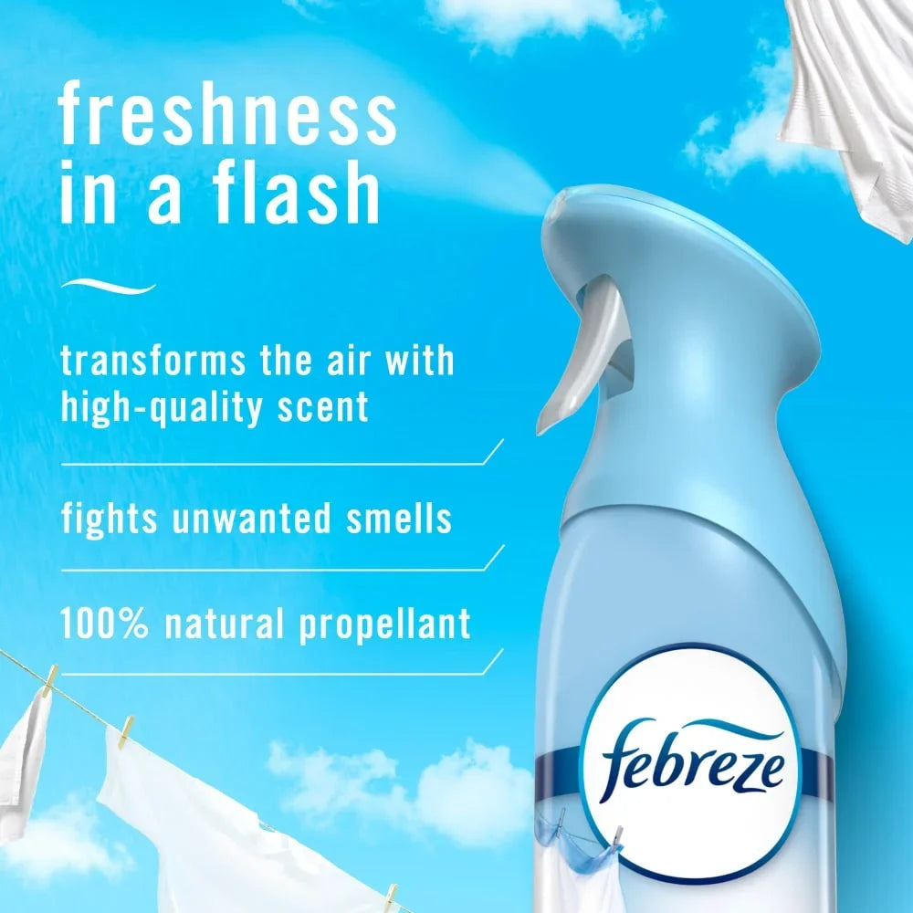 Febreze Air Mist Odor-Fighting Room Spray Vanilla Suede Scent - 8.8 oz