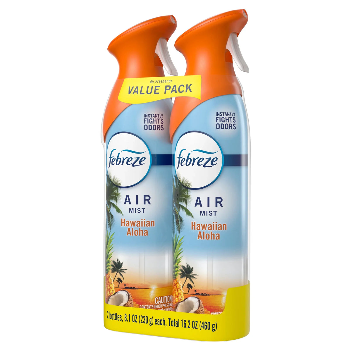 Febreze Air Mist Air Freshener Spray Hawaiian Aloha, 8.1oz, 2 Count