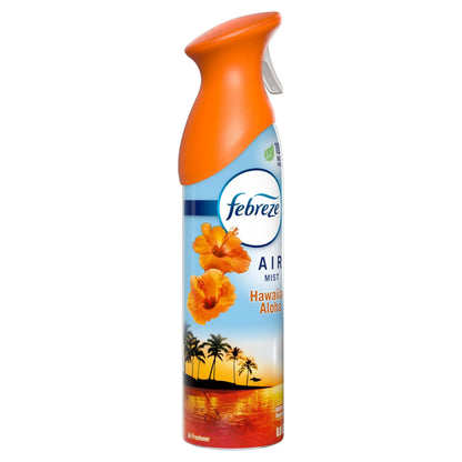 Febreze Air Freshener and Odor Fighter Spray, Hawaiian Aloha Scent, 8.8 Oz (Pack of 6)