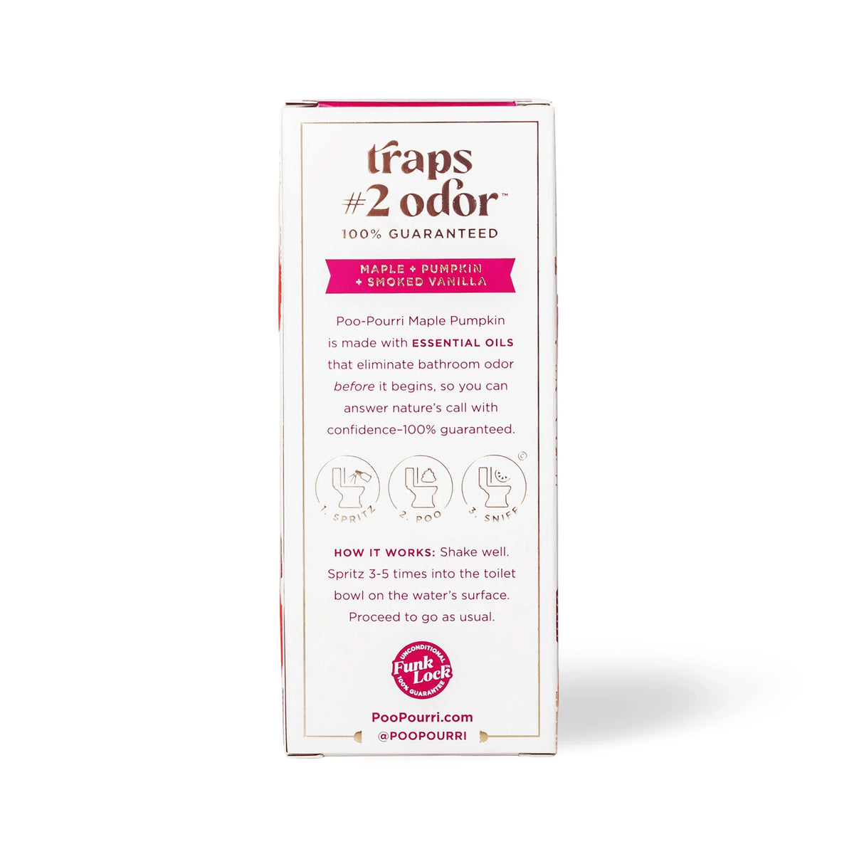 Poo-Pourri Before-You-Go Toilet Spray, Maple Pumpkin, 2 Fl Oz- Maple + Pumpkin + Smoked Vanilla