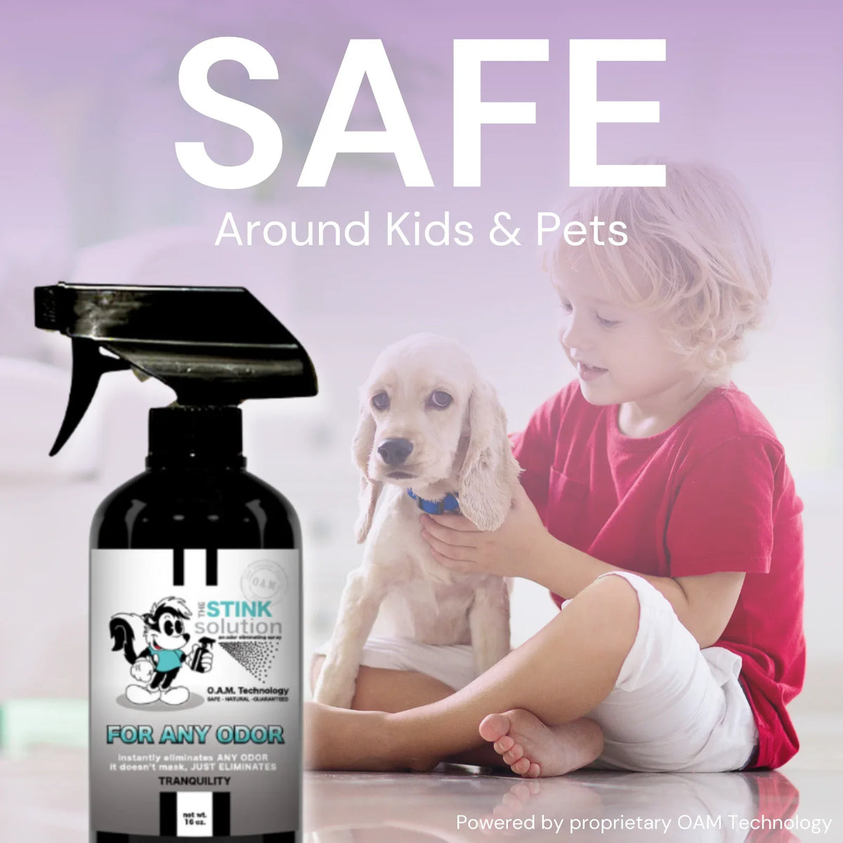 The Stink Solution For Any Odor Eliminator Spray, Tranquility, 16 oz, 1 Count