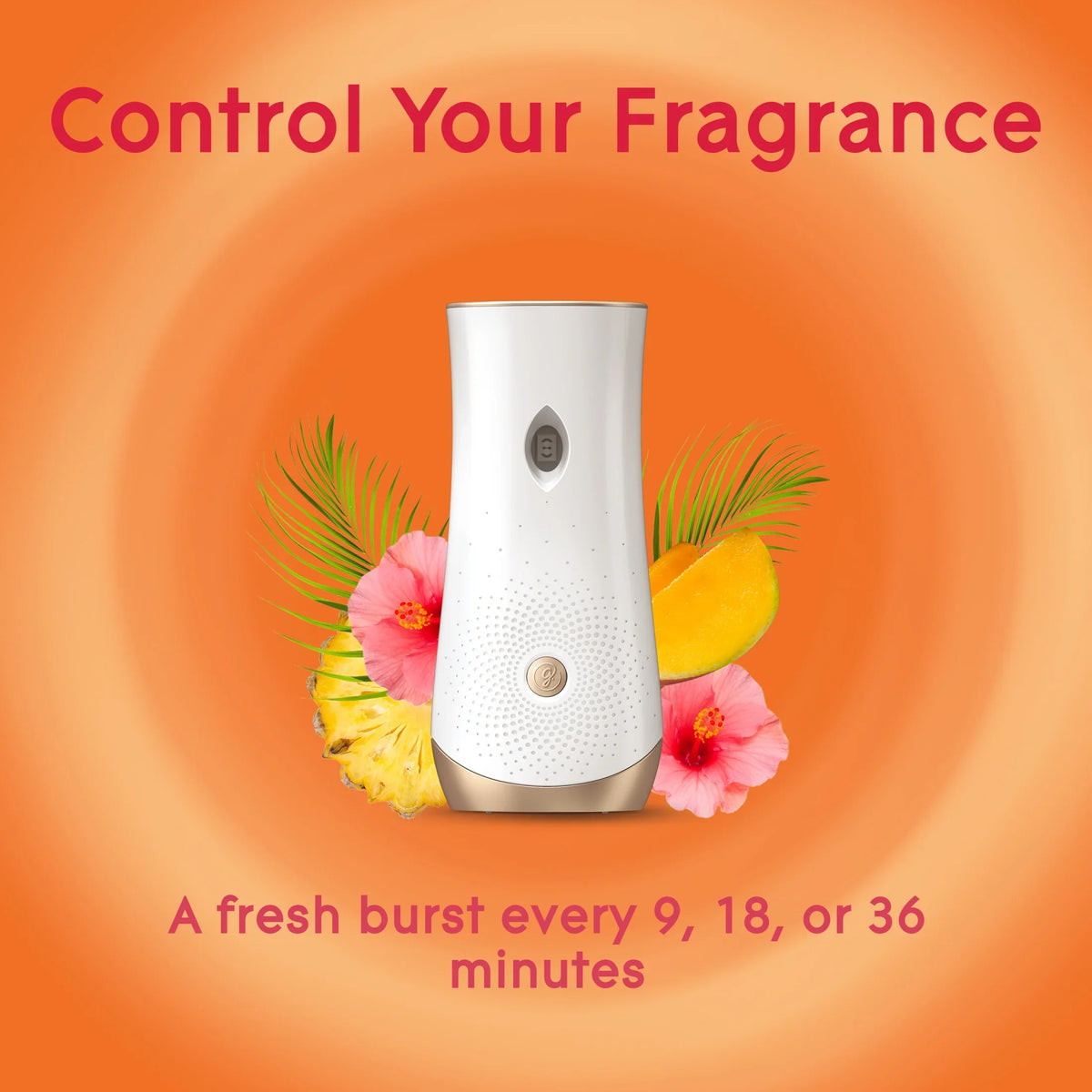 Glade Automatic Spray Refill 1 Count, Hawaiian Breeze, 6.2 oz. Total, Air Freshener