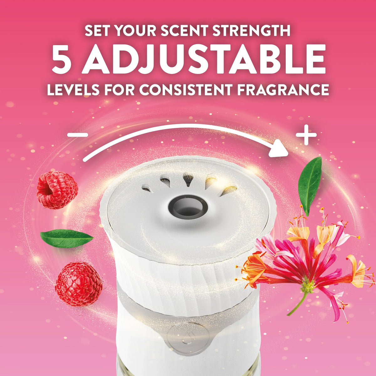 Air Wick Plug-In Air Freshener Scented Oil Refills,Honeysuckle and Raspberry, 2 Count