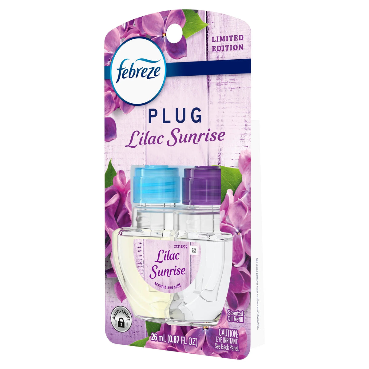 Febreze Plug In Air Freshener Scented Oil Refill Lilac Sunrise